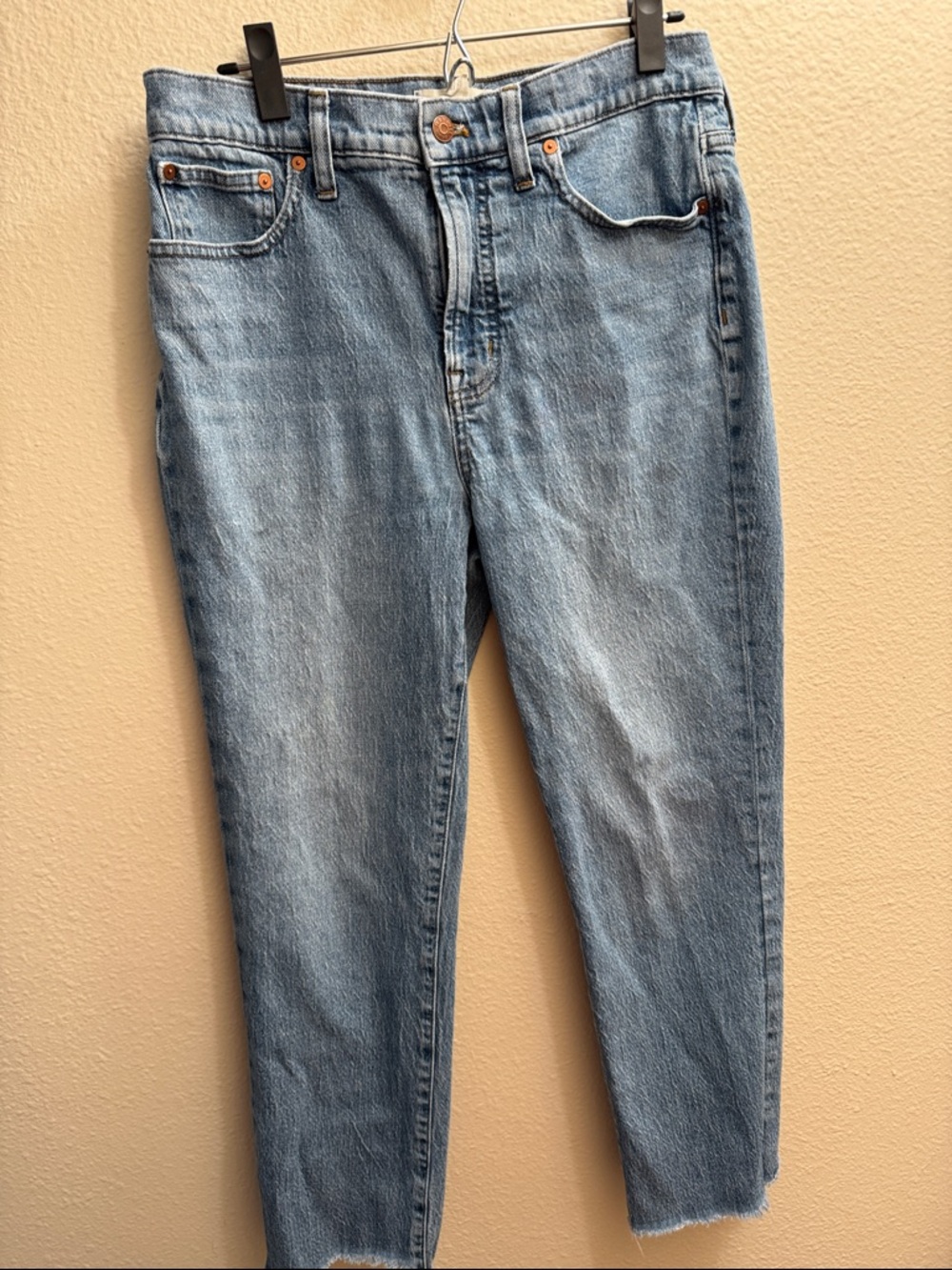 Madewell Light Blue perfect vintage  Straight Jeans